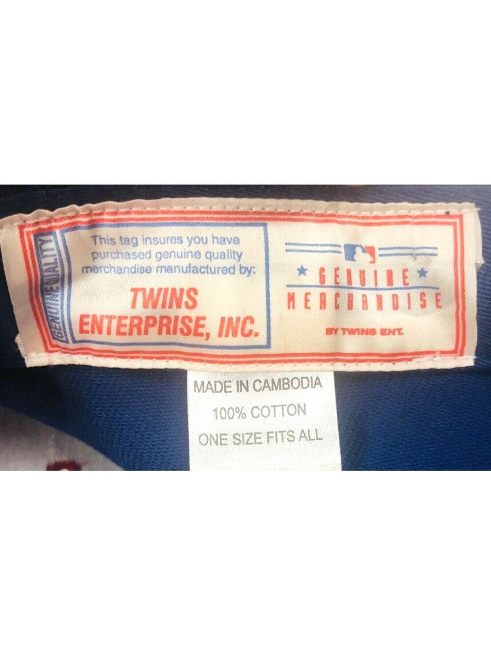 Chicago Cubs MLB New Vintage Baseball Blue Hat Twins Enterprise NWT - Picture 4 of 9